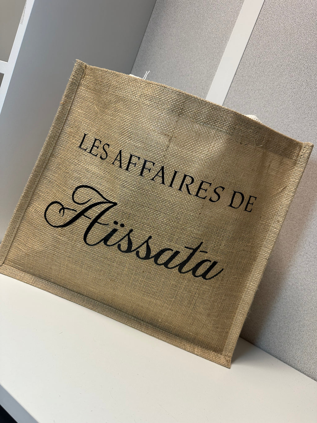 Sac en jutes personnalisée