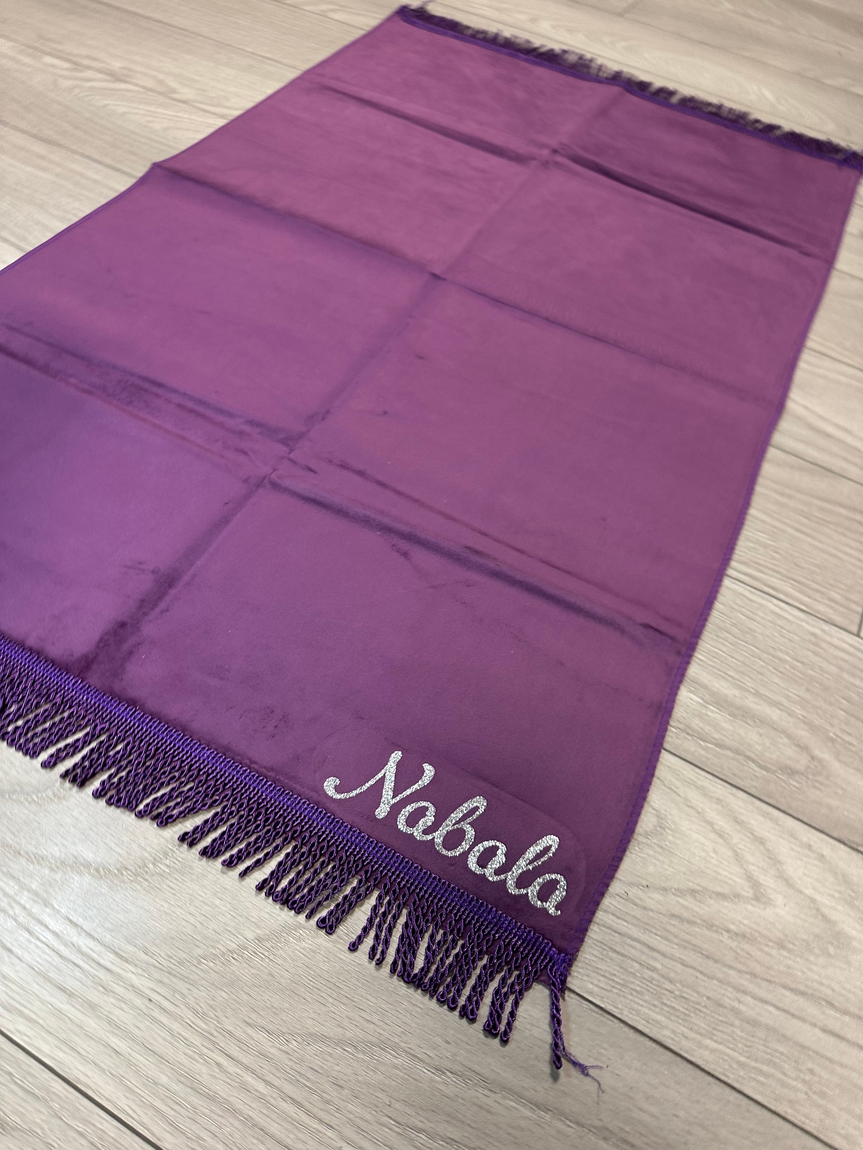 Tapis de prière en velours