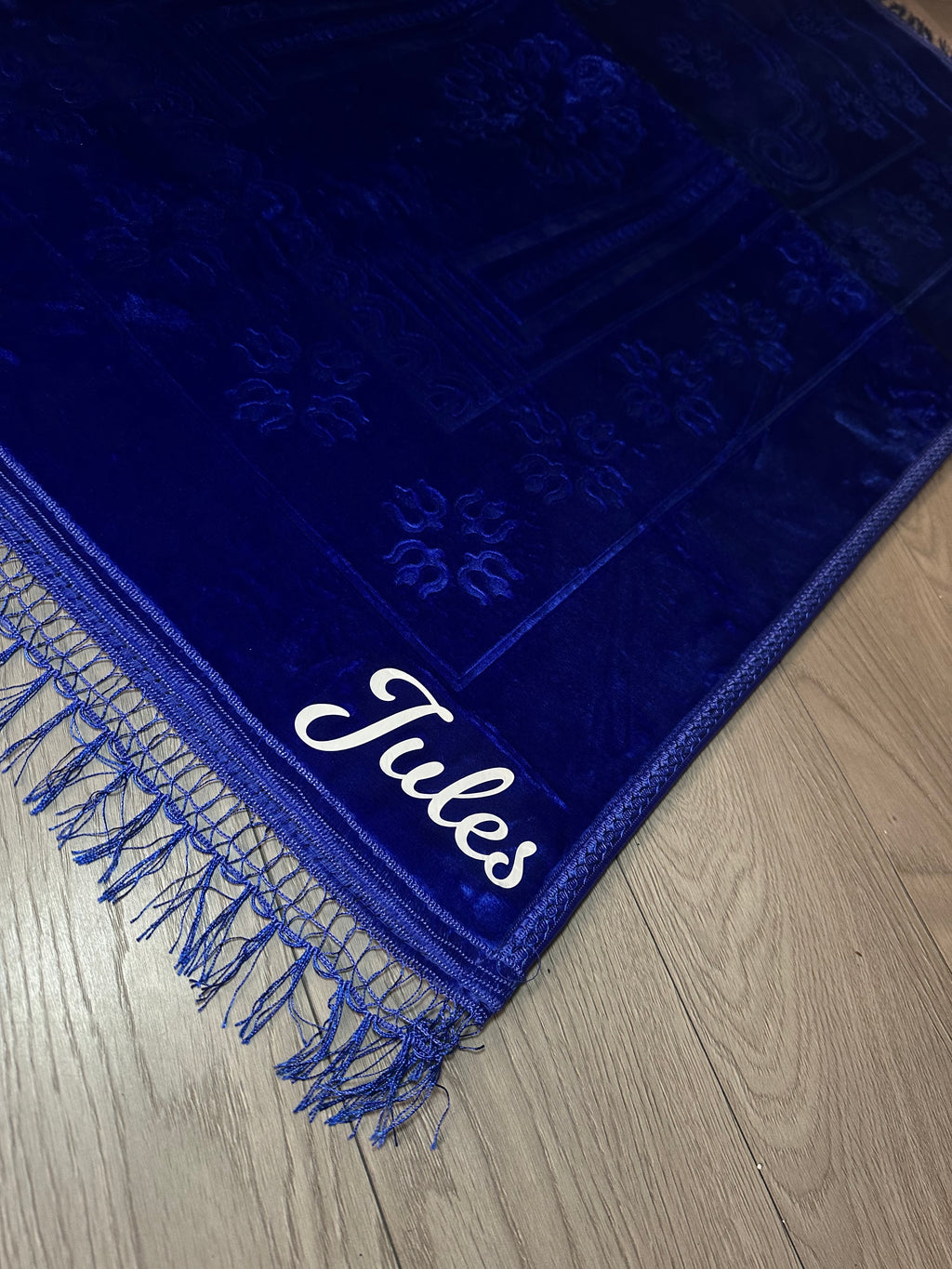 Tapis de prière personnalisée