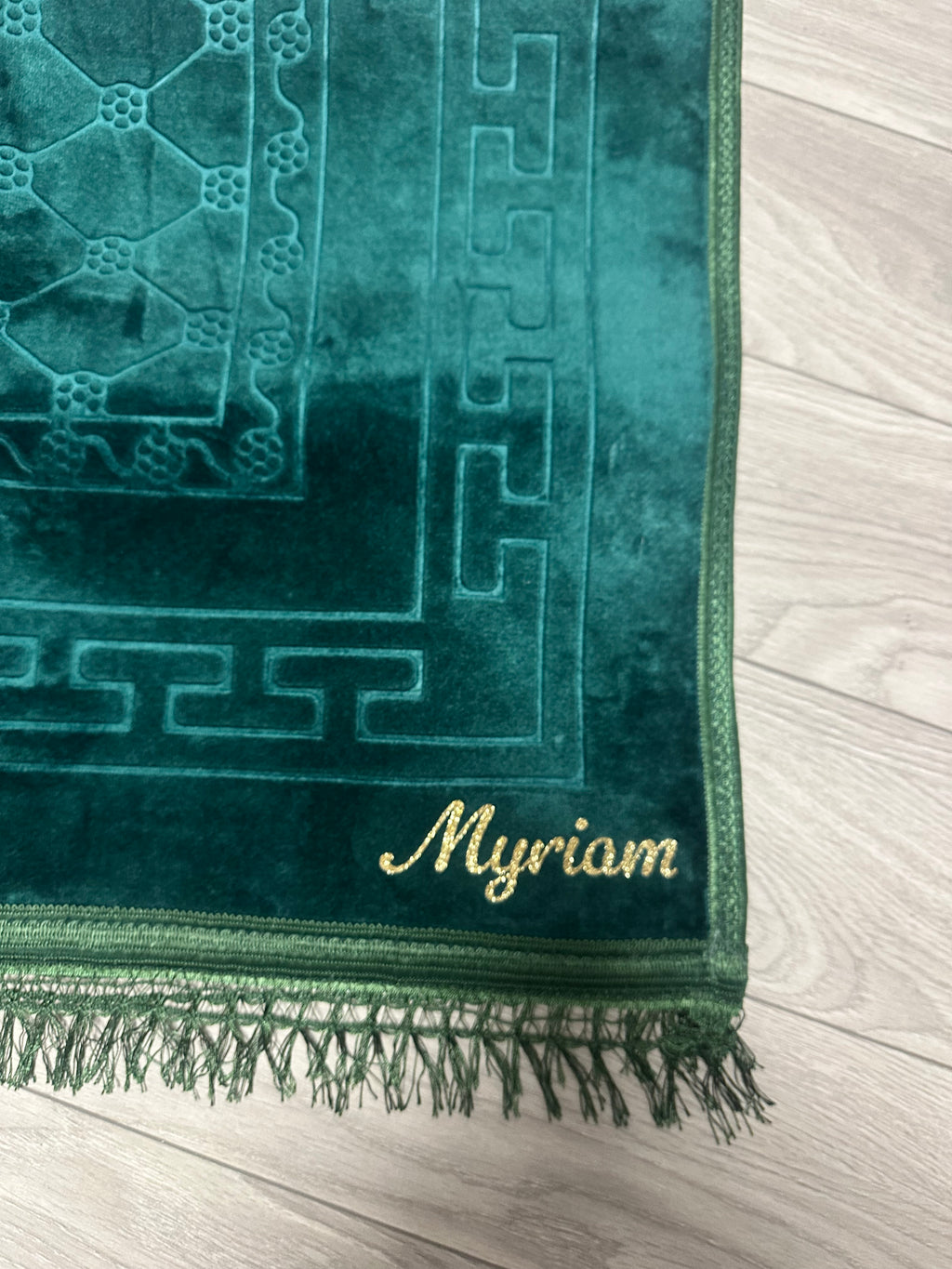 Tapis de prière personnalisée